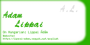 adam lippai business card